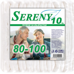 Памперси за възрастни, L, 80-100кг, Sereny – 10бр.